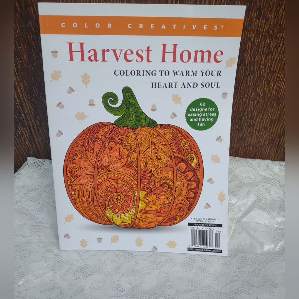 Color Creatives Harvest Home: Coloring to Warm Your Heart and Soul
